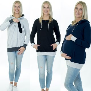 3in1 Umstandsbluse Stillbluse D06