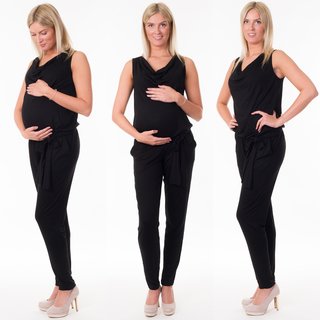 3in1 Umstandsmode Overall Einteiler Pregnancy Jumpsuit Umstandsoverall 69