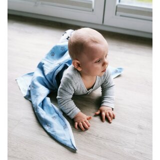 Musselin Tücher Mullwindeln Baby Spucktücher Mulltücher 70x80 cm Baumwolle Premium Qualität 3er Pack
