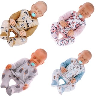 2er Pack Baby Strampler Schlafanzug Schlafstrampler Baumwolle